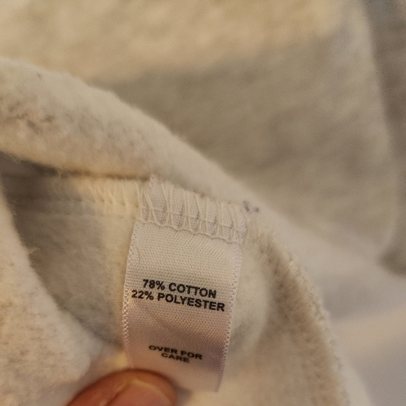 Women's UNC Tar Heels Gray Cropped Hoodie - Picture 6 of 6